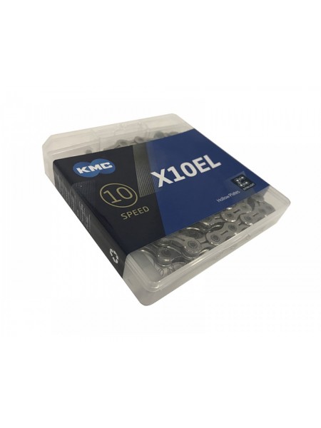 Цепь KMC X10EL 1/2" х 11/128" 116 зв. Silver/Silver