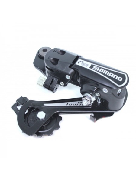 Переключатель задний Shimano Tourney RD-TY21-B-GS, 6 скоростей (болт) (модель 2018 года)