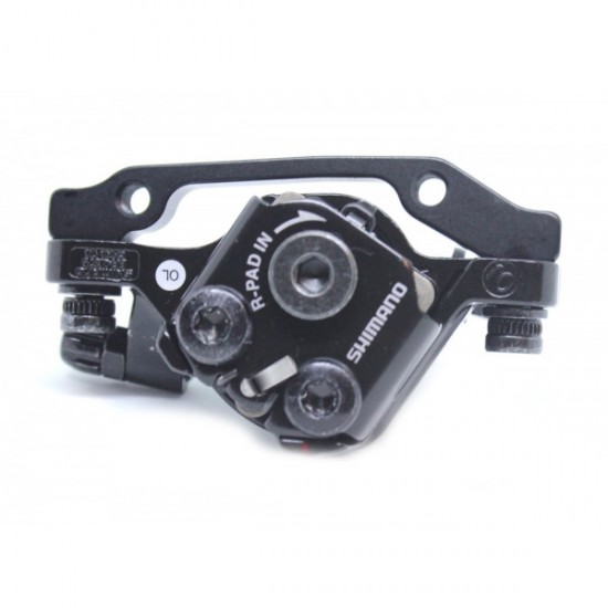 Машинка тормозная с адаптером Shimano BR-M375-L (ПЕРЕДНИЙ)