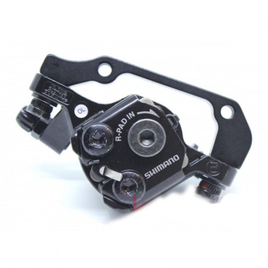 Машинка тормозная с адаптером Shimano BR-M375-L (ЗАДНИЙ)