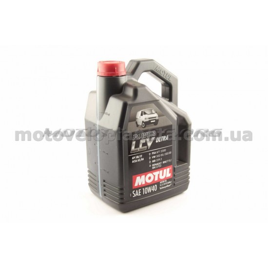 Масло   автомобильное, 5л   (синтетика, 10W-40, POWER LCV ULTRA)   MOTUL   (#106156), шт