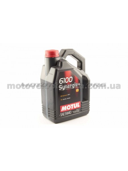 Масло   автомобильное, 4л   (синтетика, 5W-40, 6100 Synergie+)   MOTUL   (#107978), шт