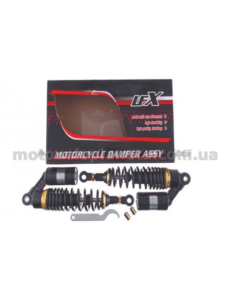 Амортизаторы (пара)   Delta   330mm, газомасляные   (черные)   KOMATCU   (mod.A), пара