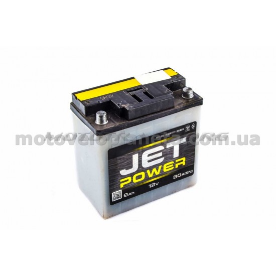 АКБ   12V 9А   заливной   JET POWER   (конус)   (#VOV), шт