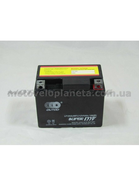 АКБ   12V 5А   пастовый   (черный)   MF (UTZ5S, 115x86x70)   DELTA 110/125   (Japan Tech)   ZV, шт
