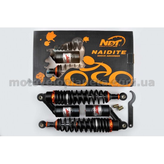 Амортизаторы (пара)   Delta   340mm, газомасляные   (черные)   NDT, пара