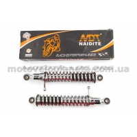 Амортизаторы (пара)   ИЖ   320mm, регулируемые, с рычагом   (хром)    NDT, пара