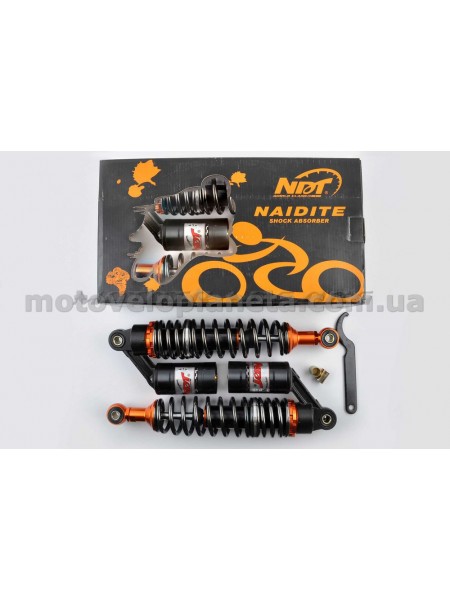 Амортизаторы (пара)   Delta   330mm, газомасляные   (черные перламутровые)   NDT, пара