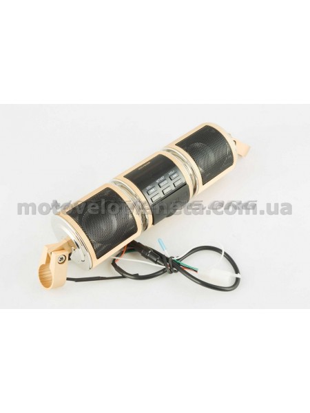 Аудиосистема   на руль   (2, 2*5W желтые, сигнализация, МР3/USB/SD)   mod:MT487   NEO, шт