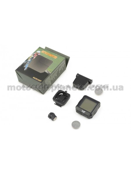Велокомпьютер беспроводной с подсветкой   (mod:YS-618С)   (черный)   YS, шт