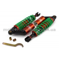 Амортизаторы (пара)   универсальные   320mm, газомасляные, тюнинг   (зеленые)   NET, пара