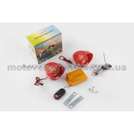 Аудиосистема   (3.5, красная, подсветка, сигн., МР3/FM/SD/USB, ПДУ, разъем ППДУ 3K)   BEST CHOICE(mod.2), шт