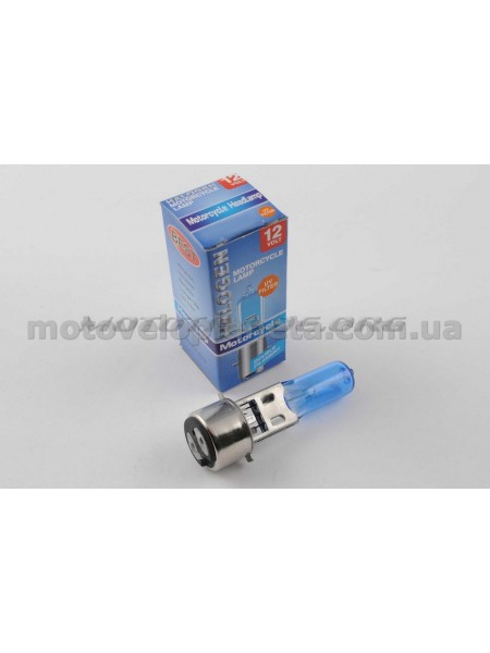 Лампа BA20D (2 уса)   12V 50W/50W   (супер белая)   BEST   (mod:A), шт