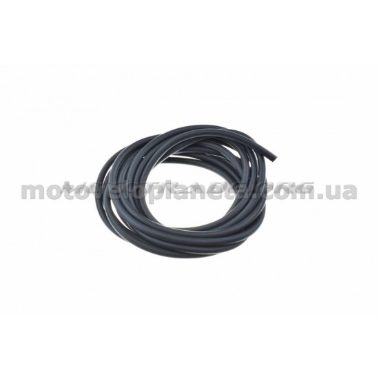 Шланг топливный Ø4mm 5m   (черный, силикон)   MZK, шт