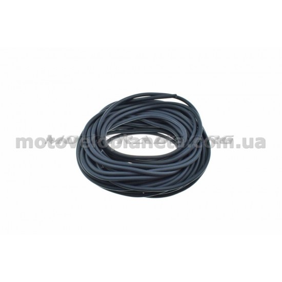 Шланг топливный Ø4mm 20м   (черный, силикон)   MZK, шт