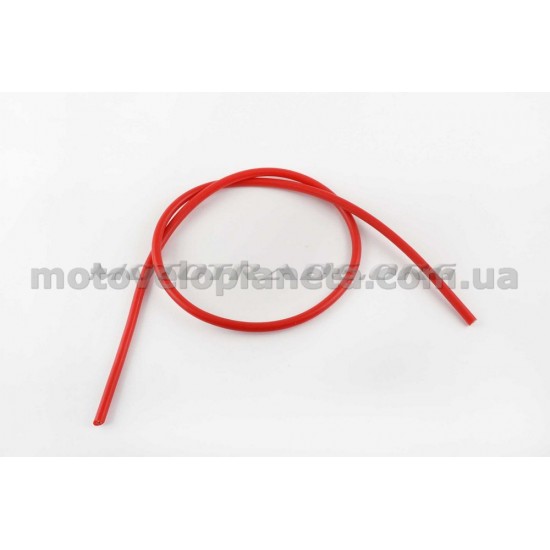 Бронепровод 1000mm   (красный, силикон)   DM, шт