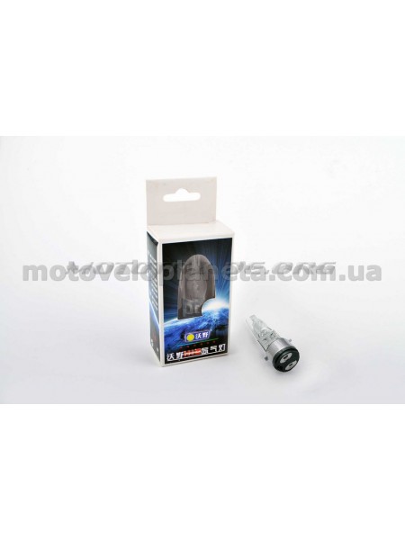 Лампа BA20D (2 уса)   12V 35W/35W   (белая, со стержнем)   BEST, шт