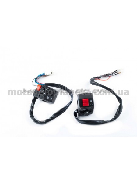 Блоки кнопок руля (пара)   Zongshen SPARK R6   (черные)   XVP, пара