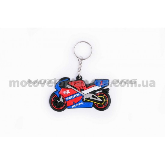 Брелок резиновый   байк   HONDA SR   (мультибренд)   (#YSK004), шт