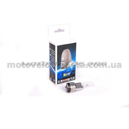 Лампа BA20D (2 уса)   12V 35W/35W   (белая)   BEST, шт