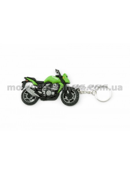 Брелок резиновый   байк   KAWASAKI   (зеленый)   (#YSK135), шт