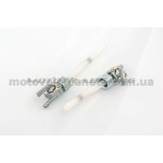 Кран топливный   Alpha   (гайка Ø14mm, штуцер 180*)   JS, шт