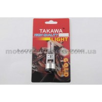 Лампа BA20D (2 уса)   12V 18W/18W   (белая)   (блистер)   TAKAWA   (mod:A), шт