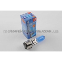 Лампа BA20D (2 уса)   12V 18W/18W   (супер белая)   BEST   (mod:A), шт