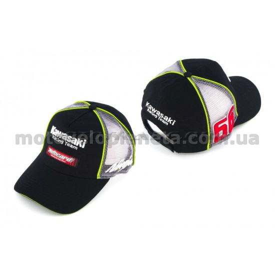 Бейсболка   KAWASAKI   (черно-серая, motocard), шт