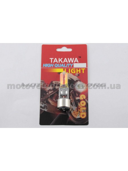 Лампа BA20D (2 уса) 12V 35W/35W (хамелеон розовый) (блистер) TAKAWA (mod:A), шт Лампа BA20D (2 уса) 12V 35W/35W (хамелеон розовый) (блистер) TAKAWA (mod:A), шт