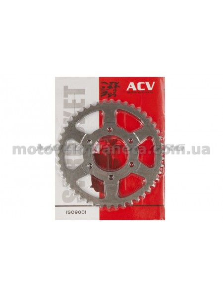 Звезда трансмиссии (задняя)   Zongshen ZS200-GS   428-46T  (сталь 45)   ACV, шт