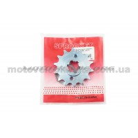 Звезда трансмиссии (передняя)   Zongshen ZS125J   428-14T   X-SPROCKET, шт