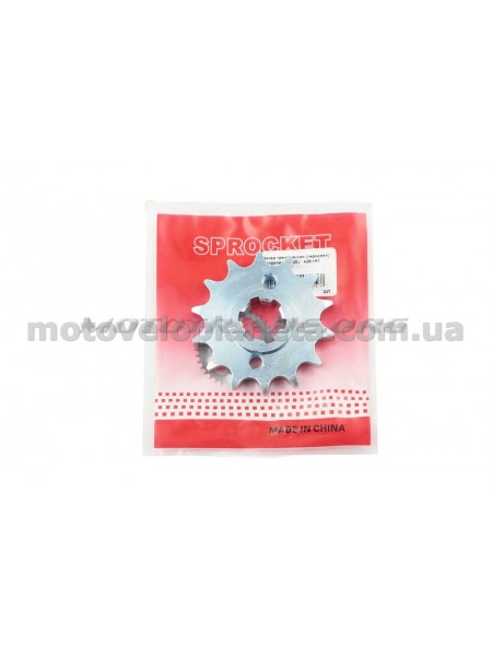 Звезда трансмиссии (передняя)   Zongshen ZS125J   428-14T   X-SPROCKET, шт