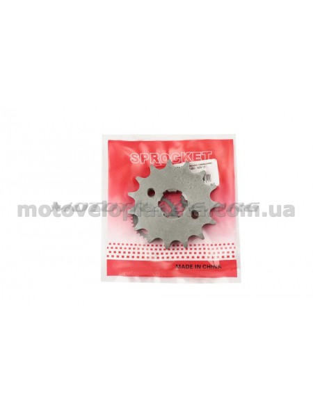Звезда трансмиссии (передняя)   Zongshen ZS125J   428-15T   X-SPROCKET, шт