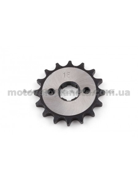 Звезда трансмиссии (передняя)   Zongshen ZS125J   428-16T   X-SPROCKET, шт