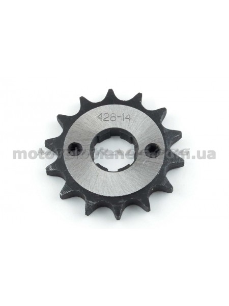 Звезда трансмиссии (передняя)   Zongshen ZS125J   428-14T   X-SPROCKET, шт