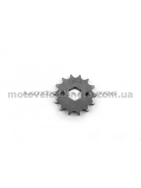 Звезда трансмиссии (передняя)   Zongshen, Lifan 125-200   428-14T   EVO, шт