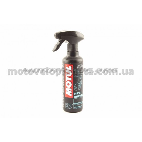 Средство для ухода мототехники 400мл   (E7 Insect Remover)   MOTUL   (#103002), шт