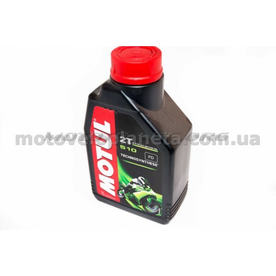 Масло   2T, 1л   (полусинтетика, 510, API TC, JASO MA M033MOT058)   MOTUL   (#104028), шт