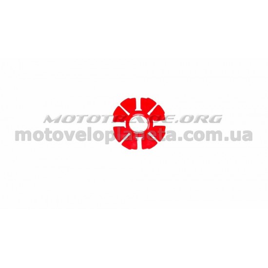 Резинка демпферная   Zongshen, Lifan 150/200   (4шт, силикон, красная)   ZV, компл.