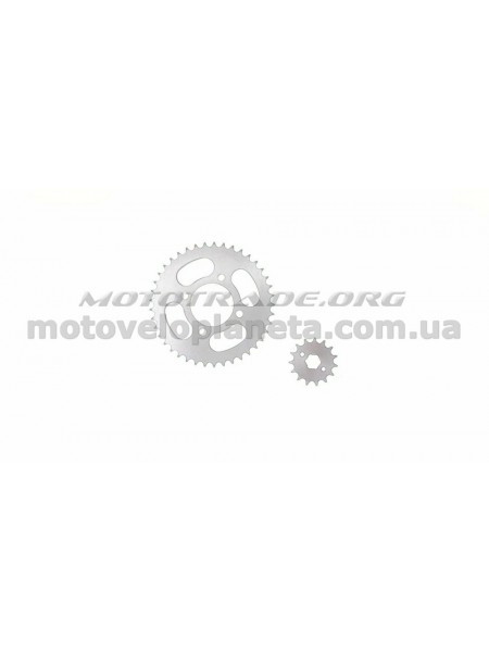 Звезды трансмиссии (пара)   Zongshen ZS125J   428-15T + 428-41T   (TM)   EVO, пара