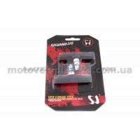 Колодки тормозные велосипедные (ободные, V-brake)   (черные)   (mod:4)   DS, компл.