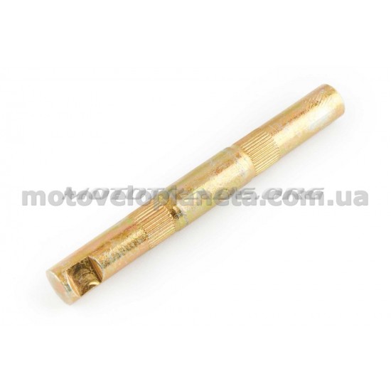 Ось каретки велосипедная   (клин)   (L-141mm)   (mod:902/УКРАИНА)   YAT, шт
