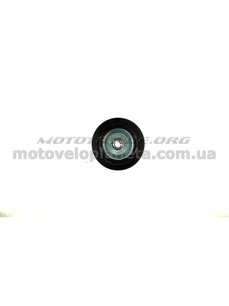 Колесо для тачек и платформ (литая резина)   (125mm, ступица 40mm, под ось 16mm)   ELIT, шт