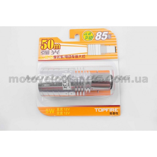 Лампа диодная BA20D   (12V 5W)   TOPFIRE, шт