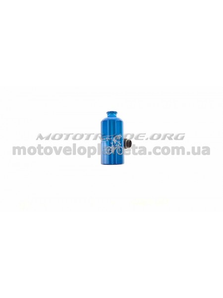 Велосипедная фляга (алюминиевая, синяя) (500ml)   YKX, шт