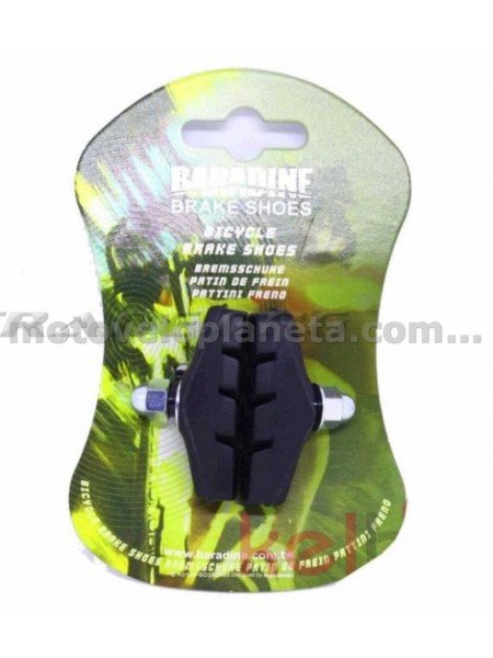 Колодки тормозные велосипедные (ободные, V-brake)   Baradine   451   KL, компл.