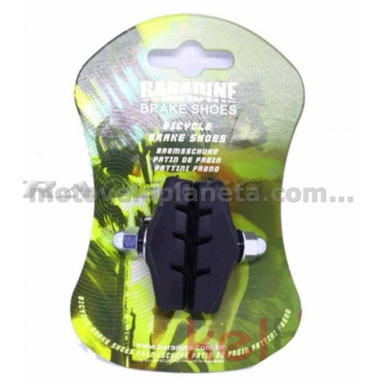 Колодки тормозные велосипедные (ободные, V-brake)   Baradine   451   KL, компл.