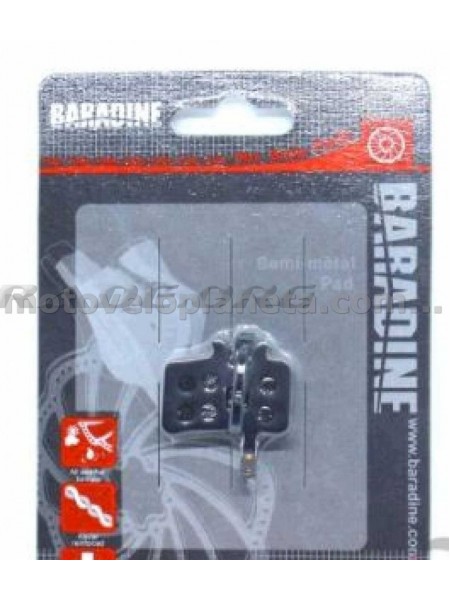 Колодки тормозные велосипедные (дисковые)   Baradine DS-11+SP-11   KL, компл.
