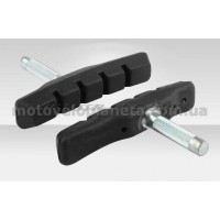 Колодки тормозные велосипедные (ободные, V-brake, винтовая)   2B   KL, компл.